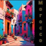 Vibrant Vistas of Morocco: A Coloring Journey
