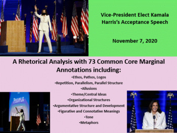 Preview of Vice-President Elect Kamala Harris's Acceptance Speech Rhetorical Analysis