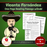 Vicente Fernández 1-Page Reading Passage