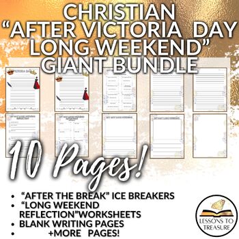 Preview of Victoria Day May Long Weekend Christian Bundle