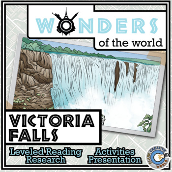 Preview of Victoria Falls - Leveled Reading, Slides, Printables, Activities & Digital INB