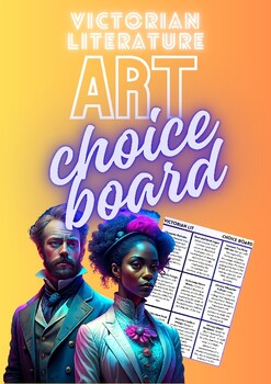 Preview of Victorian ART: Choice Board Challenge Prompts