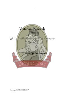 Preview of Victorian Assembly or Class Play