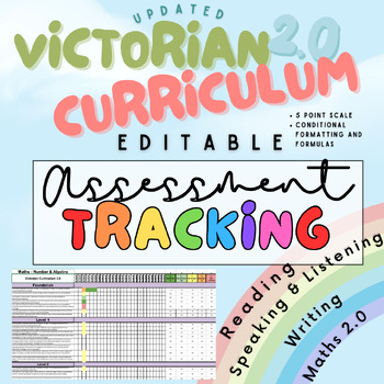 Preview of Victorian Curriculum 2.0 Achievement Assessment Tracker Bundle 2024