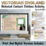 Victorian England Historical Information Print & Digital