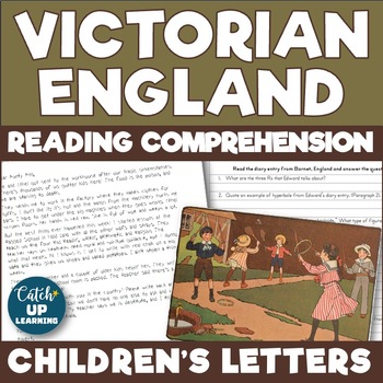 Preview of Victorian England Middle School Reading Comprehension