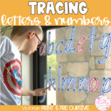 Tracing Letters and Numbers | VICTORIAN PRINT & PRE-CURSIV