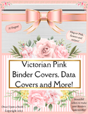 Victorian Pink, Silver and Floral Binder Covers and More!