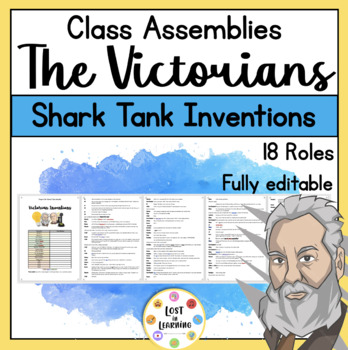 Preview of Victorians Assembly Play Script || Shark Tank Inventions || 3rd Grade +