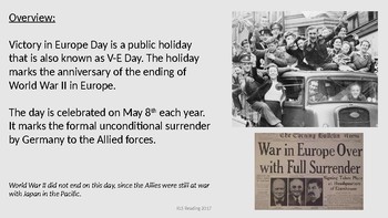 Victory In Europe Day V E Day Power Point History Facts Information