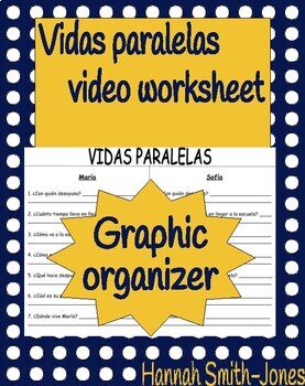 Preview of Vidas paralelas video worksheet