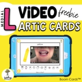 Video Articulation Cards - Medial L Sound Speech Therapy Freebie