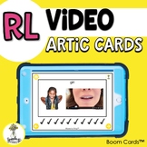 Video Articulation Cards - RL Speech Therapy Boom Cards