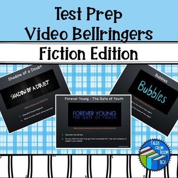 Preview of STAAR Prep Video Bell Ringers - Videos that Review Fiction and Literary Terms