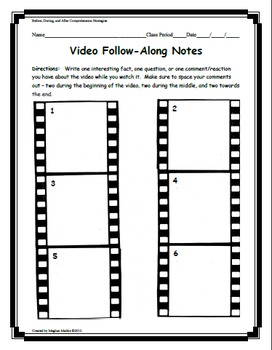 Preview of Video Follow-Along Notes