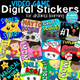 Video Game Digital Stickers  (Distance Learning with Seesa