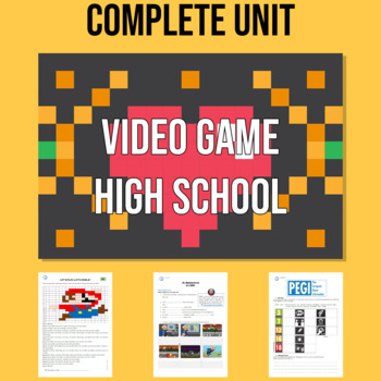 Preview of Video Game High School: A complete ESL chapter about video games!