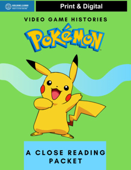 Preview of Video Game Histories - Pokemon Close Reading Packet