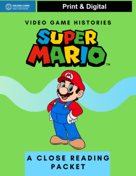 Preview of Video Game Histories - Super Mario Close Reading Packet