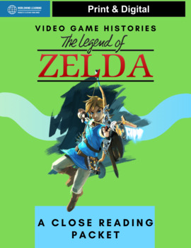 Preview of Video Game Histories - The Legend of Zelda Close Reading Packet