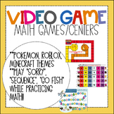 Video Game Math (Add and Subtract to 20) Centers! - Minecr