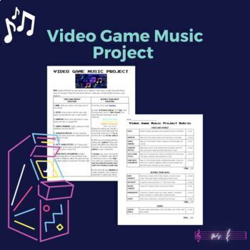 Preview of Video Game Music Mini Book & Composition Project