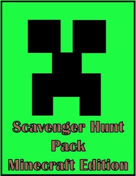 Preview of Scavenger Hunt List Pack: Minecraft Edition