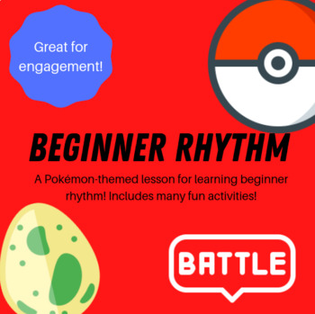 Preview of Video Game Themed Lesson - Beginner Rhythm