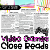 Video Games Close Reads