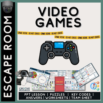 Preview of Video Games / Computer Games Escape Room