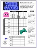Video Games - Critical Thinking Grid Logic Puzzle, Zentang