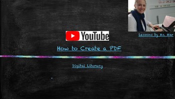 Preview of Video: How to Create a PDF