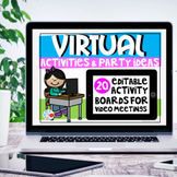 Video Meeting Activities and Party Ideas- EDITABLE