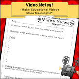 Video Notes | Movie Notes FUN End of the Year Activities