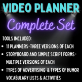 Video Production Planners Complete Set- 11 Planners, Scrip