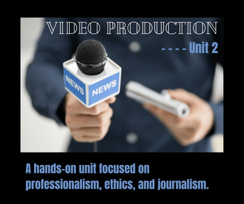 Preview of Video Production - Unit 2 - Professionalism, Ethics, and Journalism