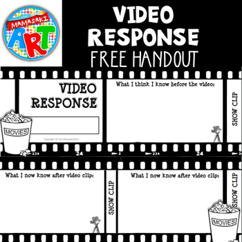Preview of Video Response Sheet