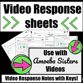 Video Response Sheets for Amoeba Sisters Videos Bundle