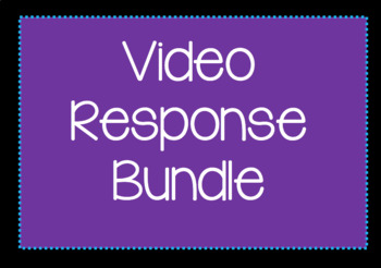 Preview of Video Response Worksheet Bundle
