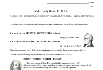 Preview of Video Study Guide: I.O.U.S.A.