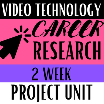 Preview of Video Technology, 2 weeks, Multimedia Industry Unit, Research & Video Project