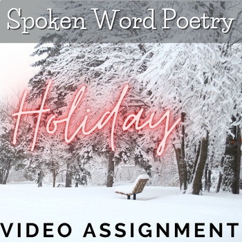 Preview of Video Technology Christmas Video Project, Spoken Word Poetry (editable)