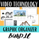Video Technology and Production Graphic Organizer Bundle, 