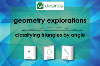 Preview of Video Tutorial: Desmos Geometry Exploration: Classifying Triangles by Angle