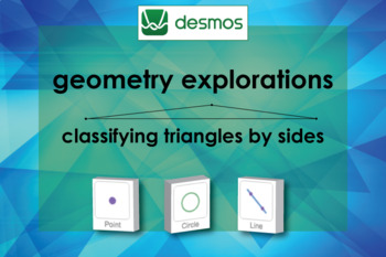 Preview of Video Tutorial: Desmos Geometry Exploration Classifying Triangles by Side Length
