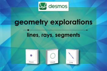 Preview of Video Tutorial: Desmos Geometry Exploration: Lines, Rays, Segments