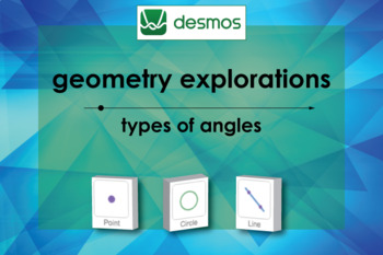 Preview of Video Tutorial: Desmos Geometry Exploration: Types of Angles I