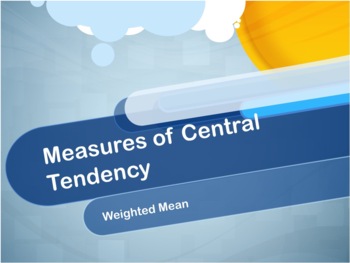 Preview of Video Tutorial: Measures of Central Tendency: Weighted Mean