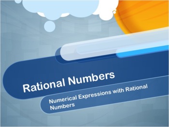 Preview of Video Tutorial: Rational Numbers: Numerical Expressions with Rational Numbers