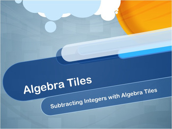 Preview of Video Tutorial: Subtracting Integers Using Algebra Tiles